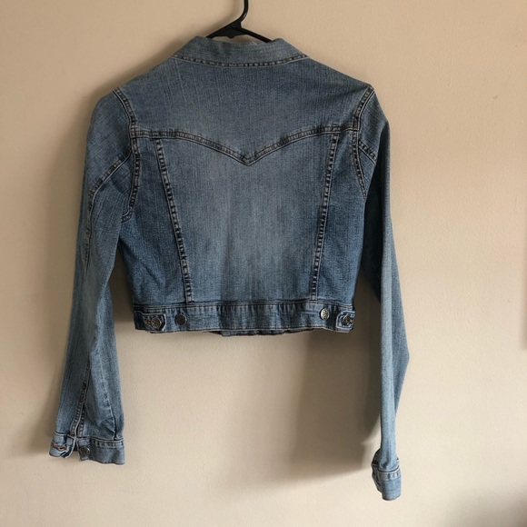 Midriff Jean Jacket - Picture 3 of 4